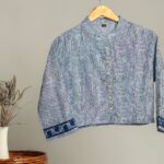 Handmade Block Print Cotton for Women ? Ethnic Floral Printed Top with Long Sleeves